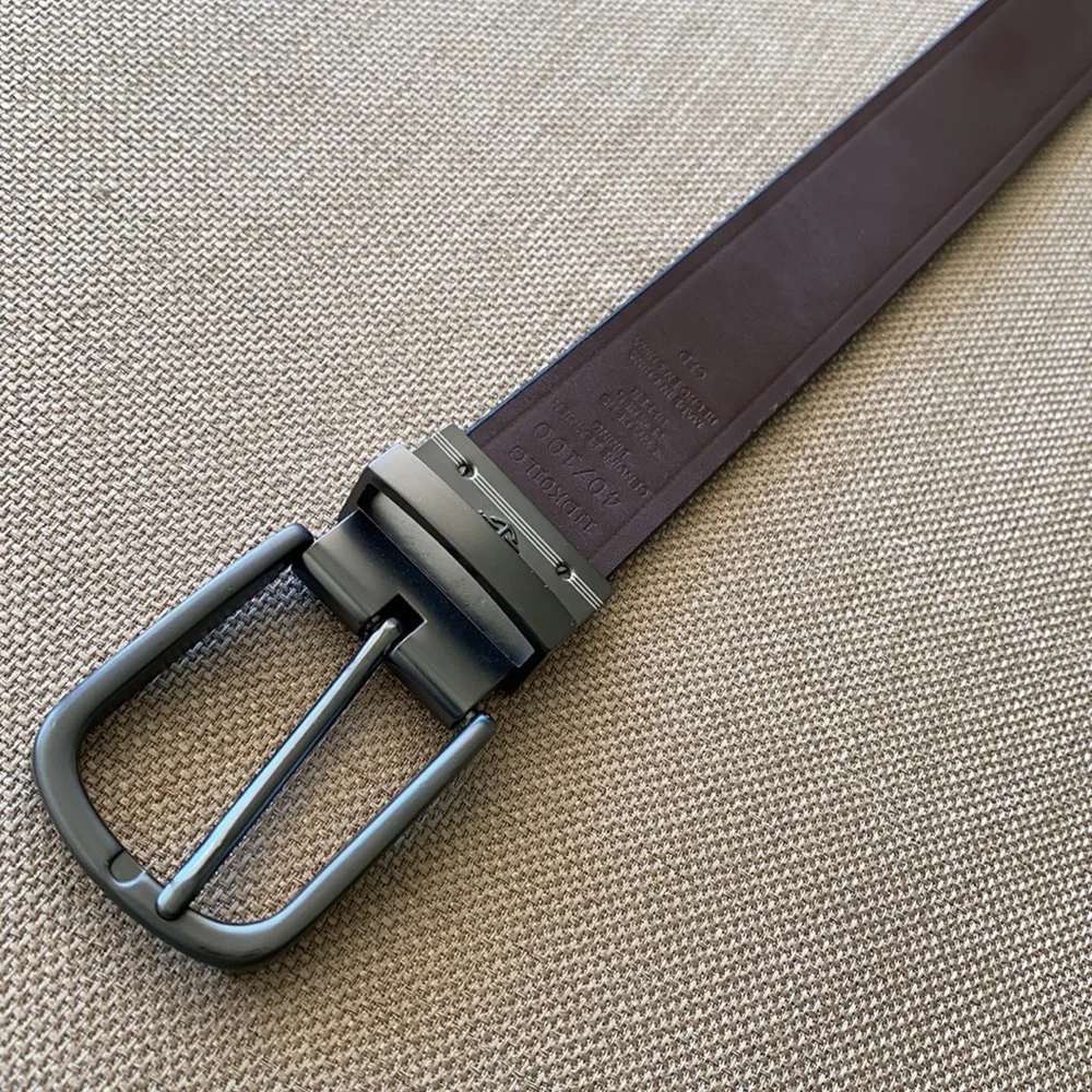 Dockers Leather Reversible Mens Belt Black/Brown
